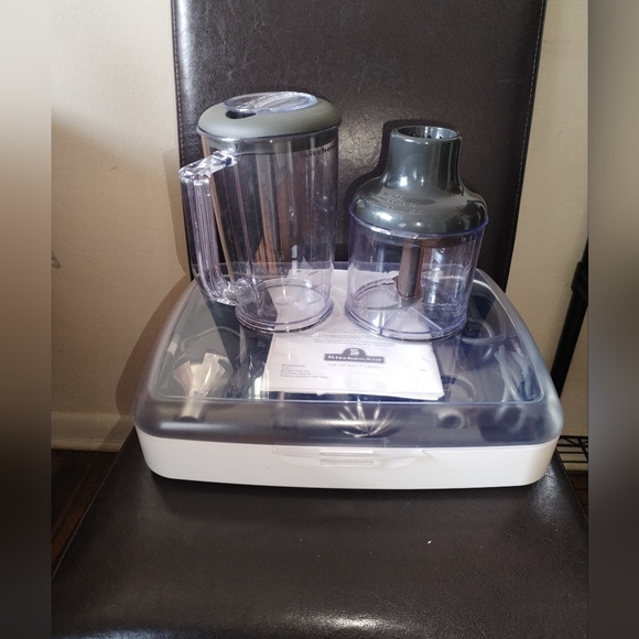 KitchenAid Black and Clear Food Processor Set